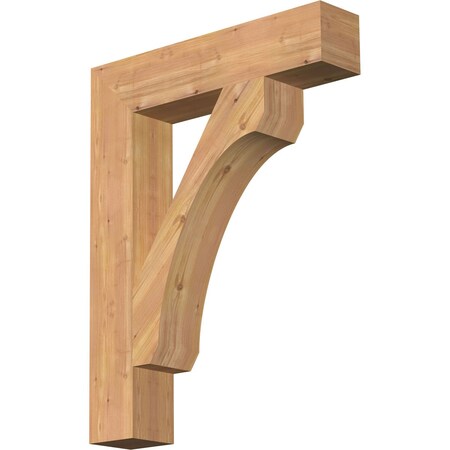 Ekena Millwork Legacy Block Smooth Bracket, Western Red Cedar, 5 1/2"W x 28"D x 36"H BKT06X28X36LEC05SWR
